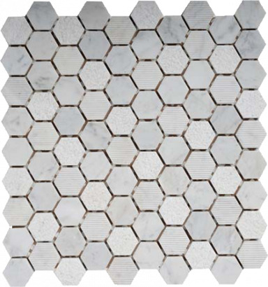 Плитка мозаика Мозаика MN152HXB Primacolore 32x32 hexagon 300х300 (11pcs) - 0.99