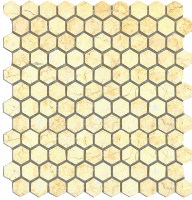 Плитка мозаика Мозаика MN184HMA Primacolore 25x25 hexagon 300х300 - 0.99