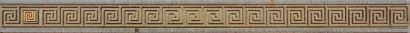 Керамическая плитка Пальмира Бордюр стеклянный бежевый 5х60
