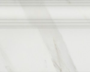 Керамическая плитка Прадо Плинтус белый обрезной FME002R 20х40