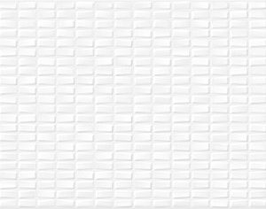 Керамическая плитка Pudra облицовочная плитка мозаика рельеф белый (PDG053D) 20x44