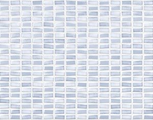Керамическая плитка Pudra облицовочная плитка мозаика рельеф голубой (PDG043D) 20x44