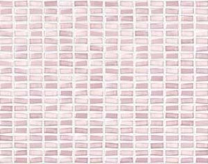 Керамическая плитка Pudra облицовочная плитка мозаика рельеф розовый (PDG073D) 20x44