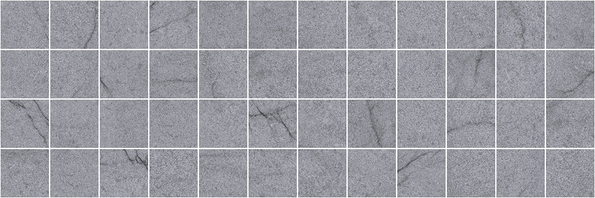Rock Декор мозаичный серый MM11187 20×60