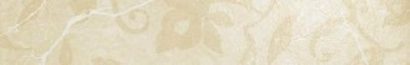 Керамическая плитка Сицилия Беж Фашиа Листья Бордюр 72х450 мм 14