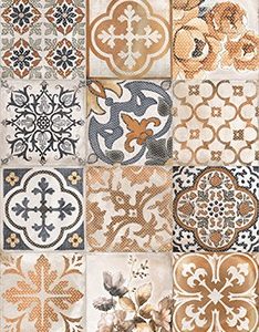 Керамическая плитка Сиена Плитка настенная декор универсальная 1041-0163 19
