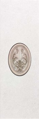 Керамическая плитка Sinai Inserto Ivory Декор в комплекте 200х592 мм 9