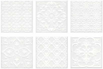 Керамическая плитка Суррей Плитка настенная белый 5226 20х20