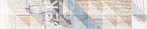 Керамическая плитка Вестанвинд Бордюр серый 1506-0024 5x60
