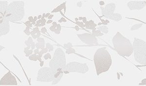 Керамическая плитка Вилланелла Декор Цветы белый MLD A67 15000 15х40