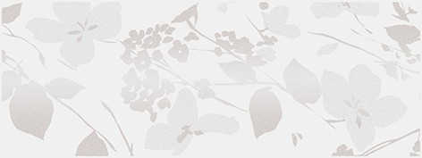 Вилланелла Декор Цветы белый MLD A67 15000 15×40