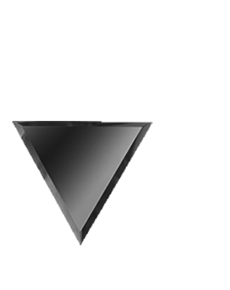 Керамическая плитка Зеркальная серебряная плитка ПОЛУРОМБ внутренний РЗС1-01(вн) 20х17