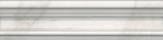 Керамическая плитка Брера Бордюр Багет белый BLB041 20×5