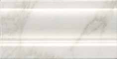 Керамическая плитка Брера Плинтус белый FMD019 20×10