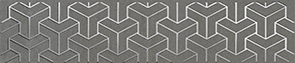 Керамическая плитка Ломбардиа Бордюр серый темный AD C569 6399 25×5