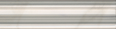Керамическая плитка Висконти Бордюр Багет белый BLB042 20×5