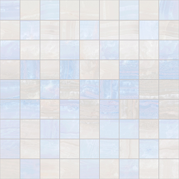 Diadema Мозаика 30×30 голубой+белый