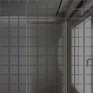 Керамическая плитка Мозаика зеркальная Графит Г25 ДСТ 25 х 25 300 x 300 мм (10шт) - 0