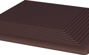 Клинкер Natural Brown ступень угловая 30×30×1