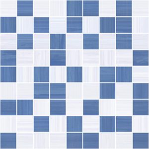 Керамическая плитка Stripes Мозаика синий+серый 30×30