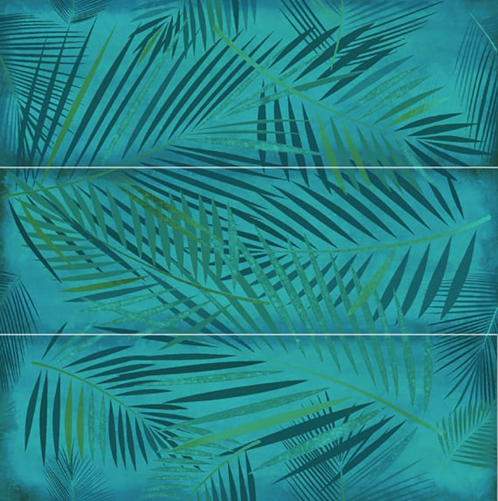 Ипанема Панно зеленое 1906-0005 60×60