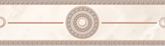 Керамическая плитка Chic Бордюр светло-бежевый (C-CI1A301) 6×20