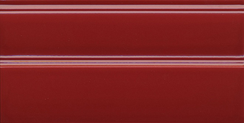Керамическая плитка Даниэли Плинтус красный  обрезной FMA011R 30×15