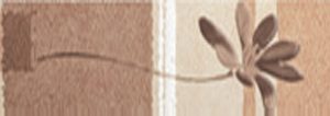 Керамическая плитка Эдем бордюр цветы вертикальный 1504-0078 9×39