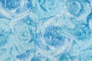 Керамическая плитка Фьюжн Декор голубой 1641-0023 20×40