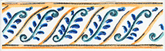 Керамическая плитка Капри Бордюр майолика STG A462 5232 20×6