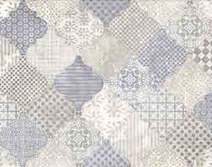 Керамическая плитка Majolica вставка А голубой (MA2S041DT) 20×60