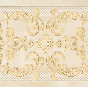 Керамическая плитка Palladio beige 01 Декор 25×60