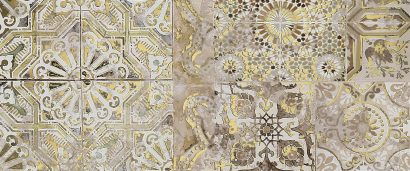 Керамическая плитка Patchwork beige Декор 01 25×60