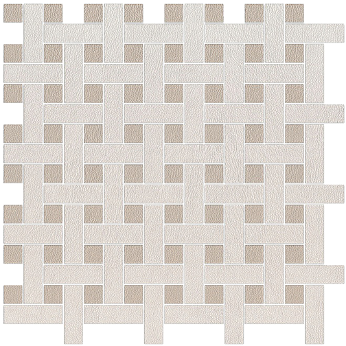 Сафьян Декор бежевый мозаичный SG183 001 42,7×42,7