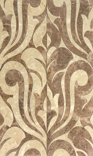 Saloni brown 01 Декор 30×50
