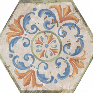 Керамическая плитка Виченца Декор напольный Майолика HGD A156 SG23000 20×23
