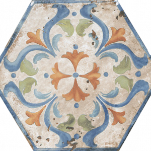 Керамическая плитка Виченца Декор напольный Майолика HGD A157 SG23000 20×23