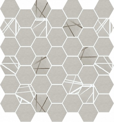 Mosaic Baffin Gray Dark DW7BFN25 Декор 316×297 (5 шт в уп)