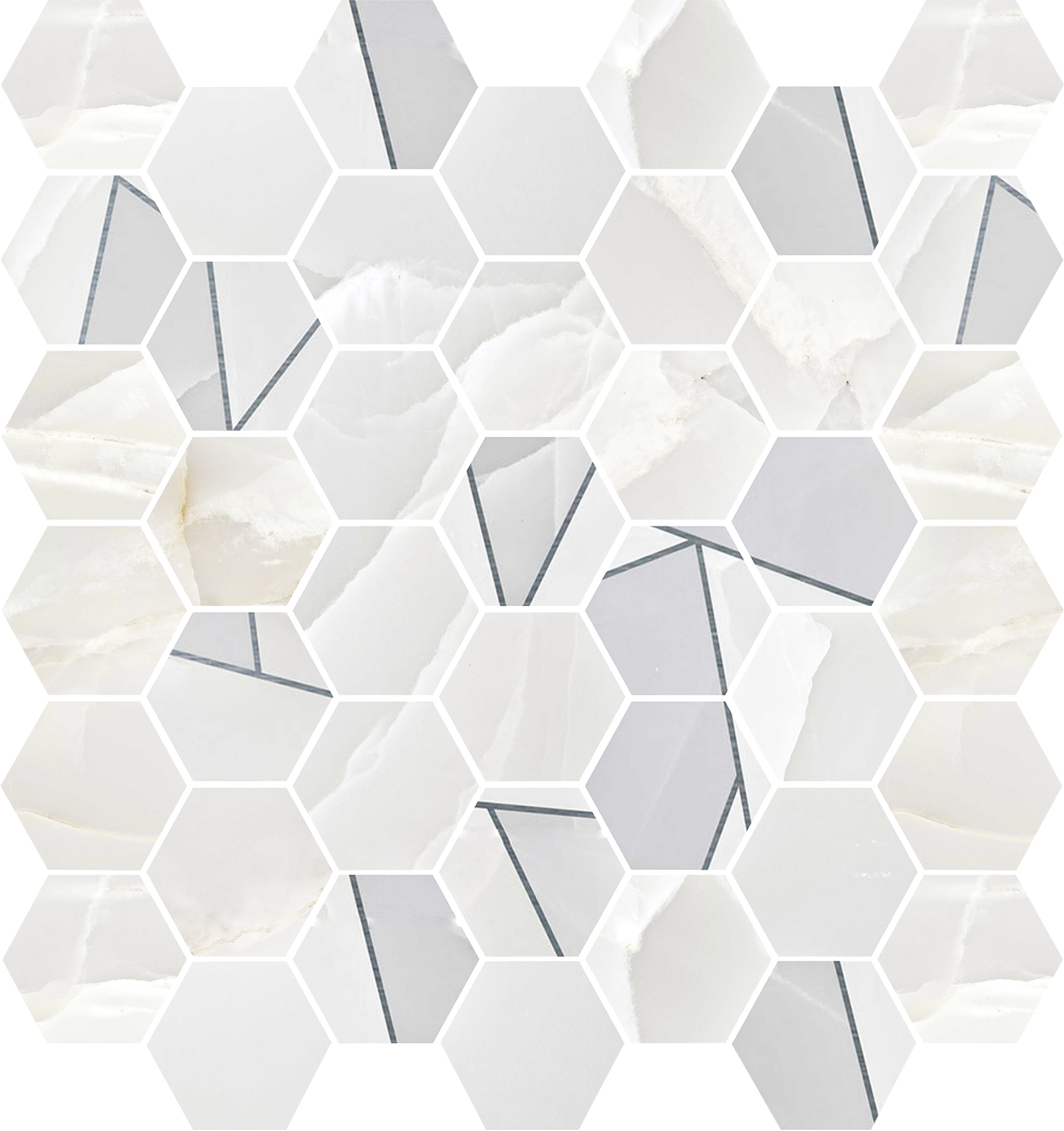 Mosaic Onyx Titan DW7ONX25 Декор 316×297 (5 шт в уп)