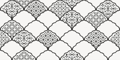 Керамическая плитка Эллен Декор черно-белый 1641-8647 19