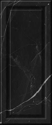Керамическая плитка Noir Плитка настенная   черная 02 25×60