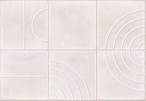 Керамическая плитка Sweety Декор розовый  01 25×60