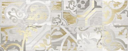 Керамическая плитка Ulivo Fresca Декор серый 20×50