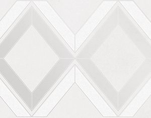 Керамическая плитка Alrami Вставка серая ромбы 15915 20×44