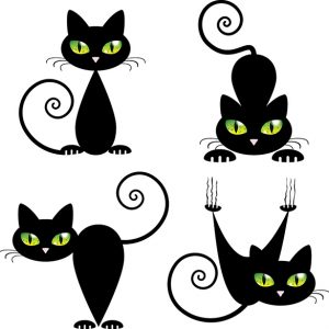 Керамическая плитка Black cat 2 Декор 10×10