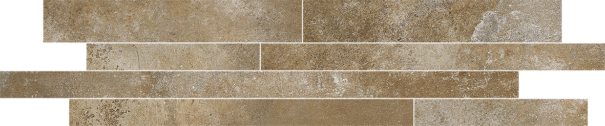 Ferry Мозаика коричневый 14,4×69